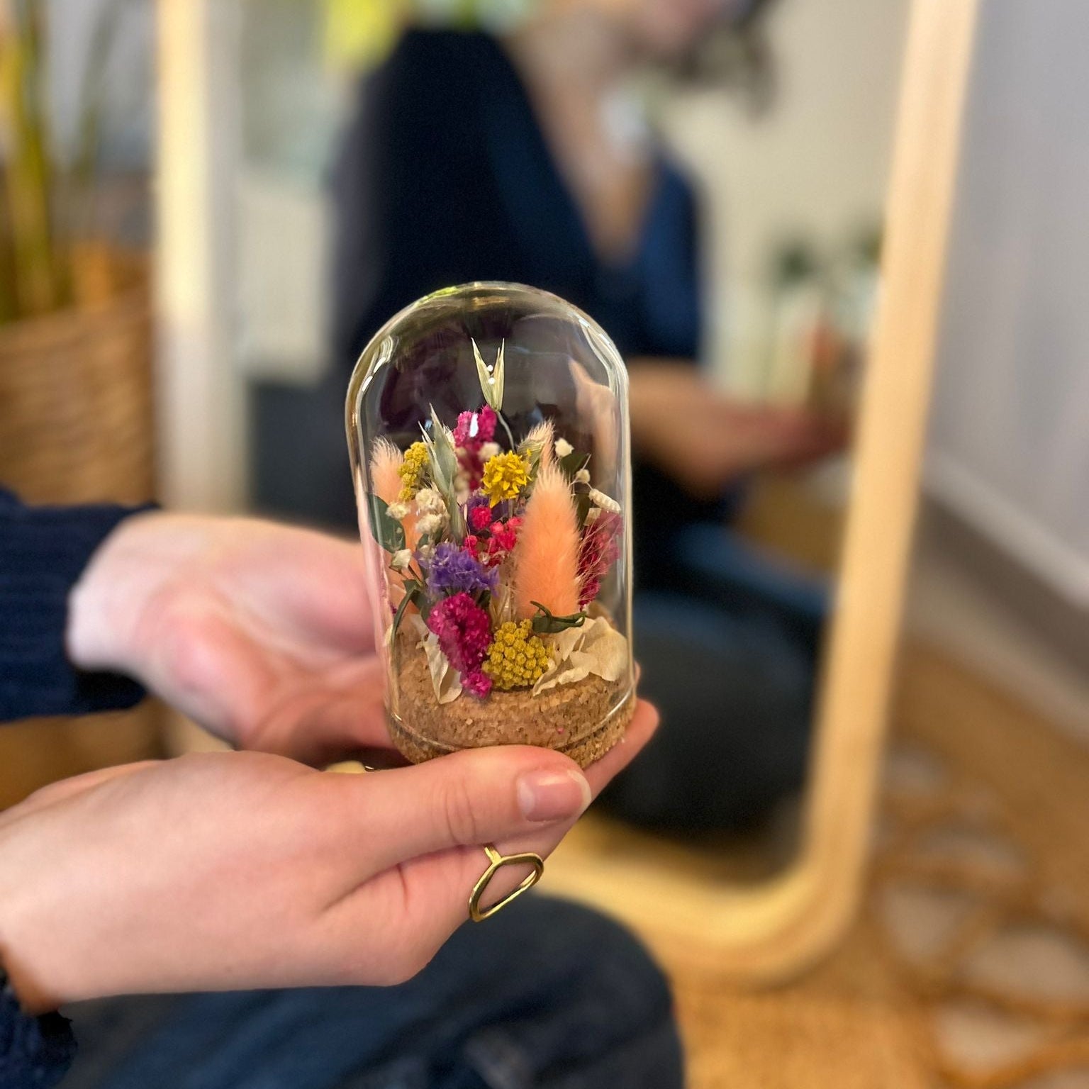 Mini-cloche Fleurie Flambelle