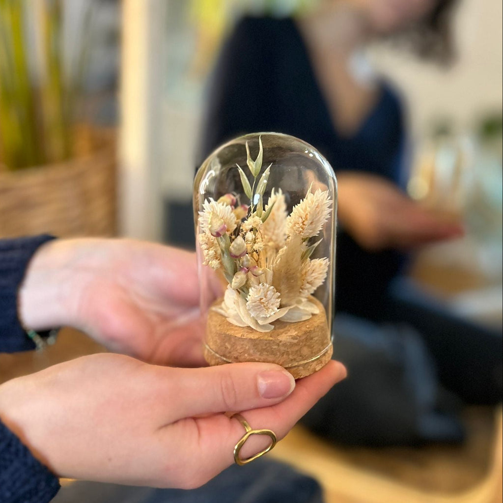 Mini-cloche Fleurie Alba