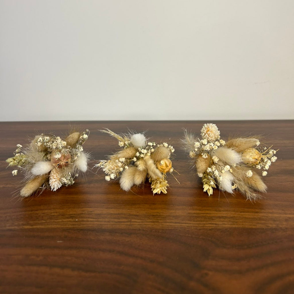 Trio mini-bouquets Ivoire