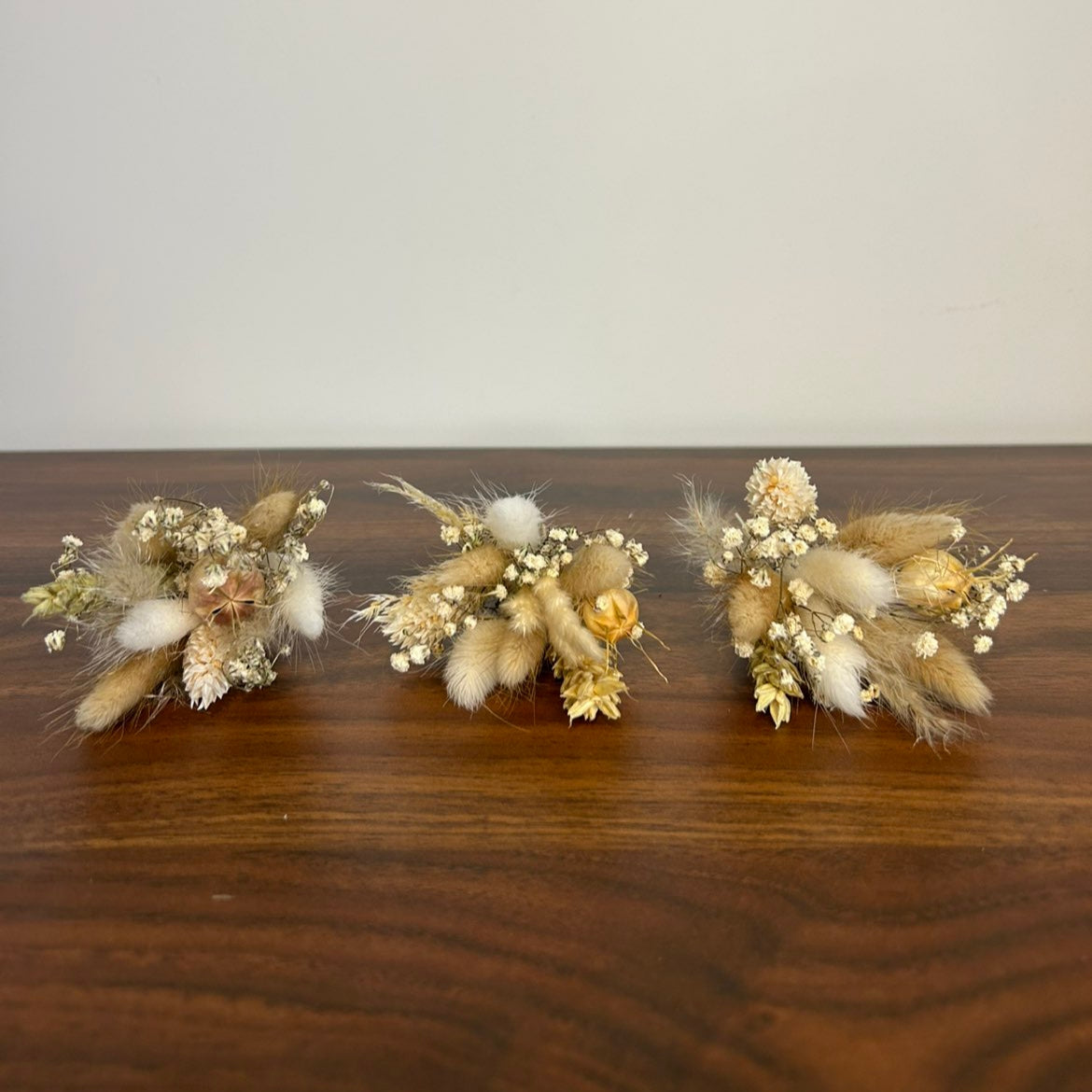 Trio mini-bouquets Ivoire