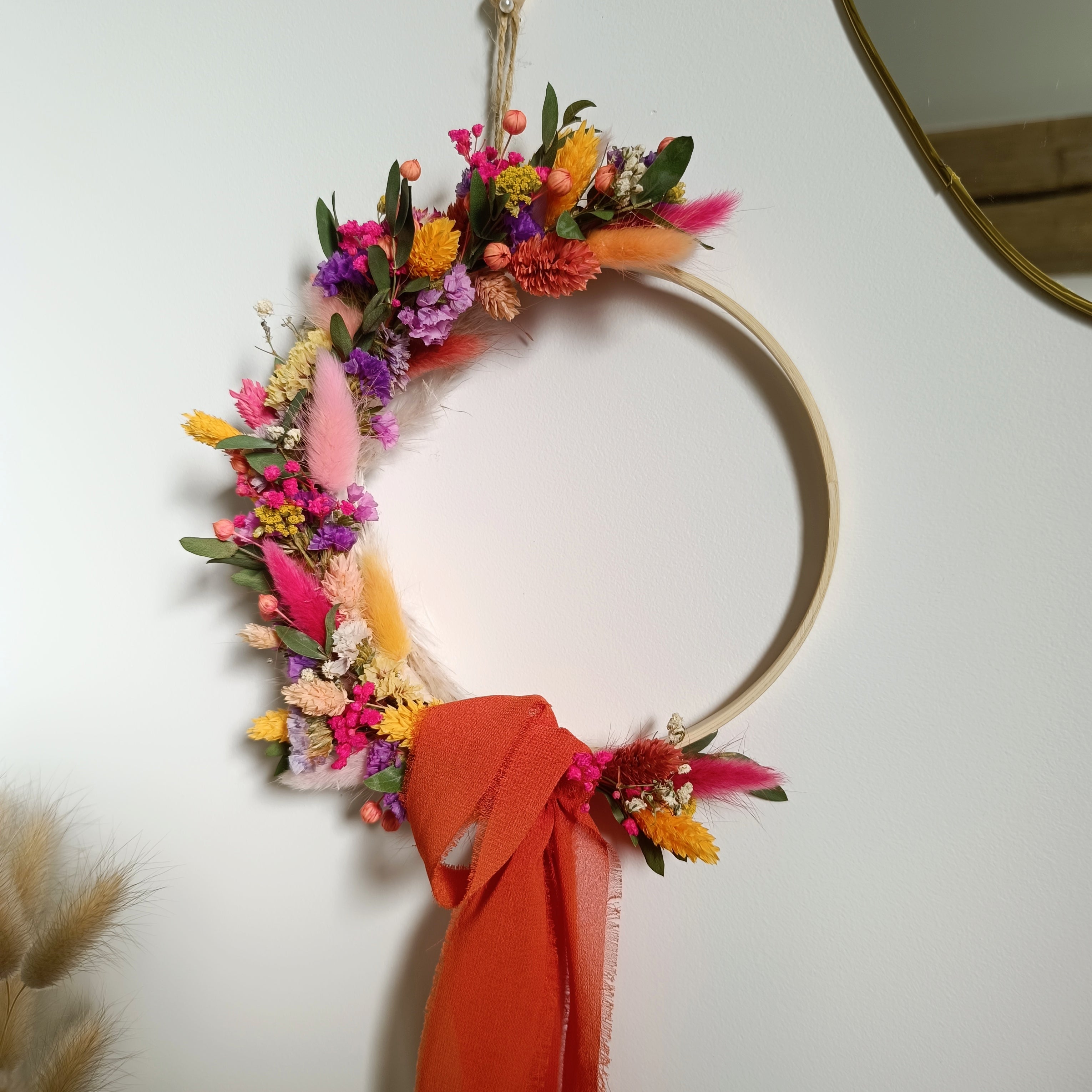 Couronne Fleurie Céleste