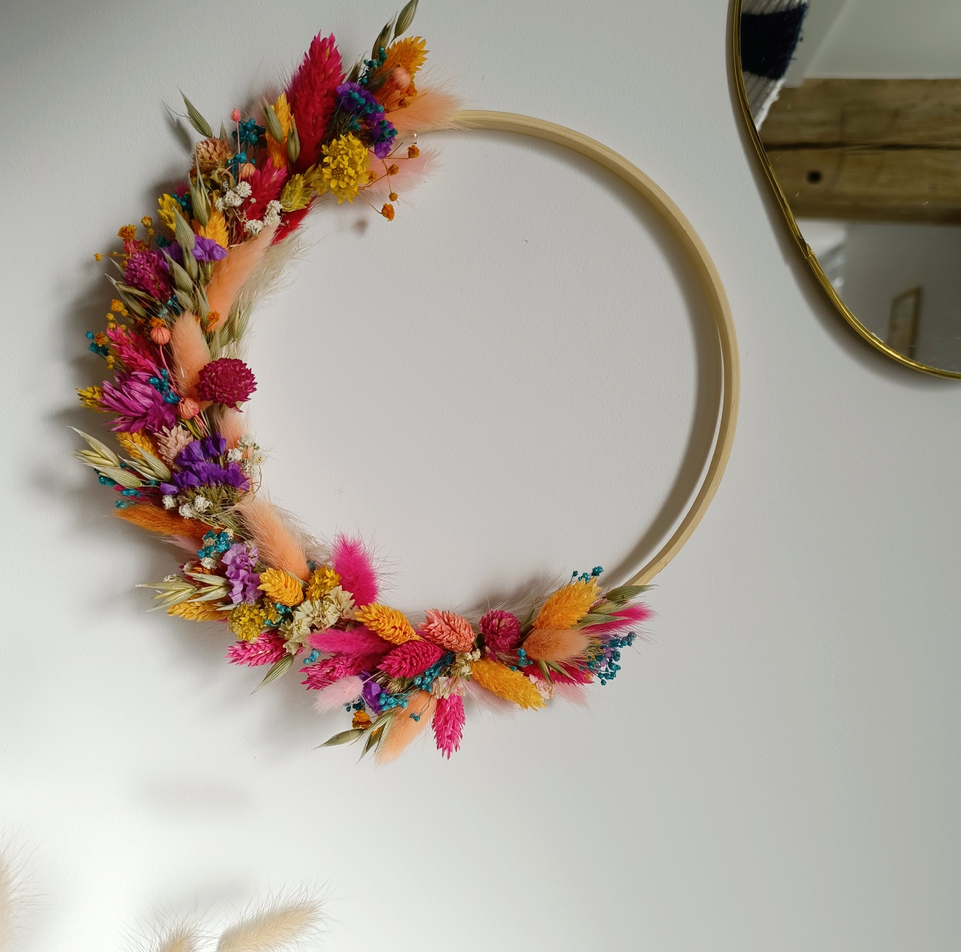 Couronne Fleurie Papillon